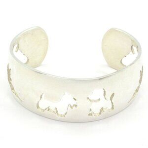 Hermes Bangle Silver Dog